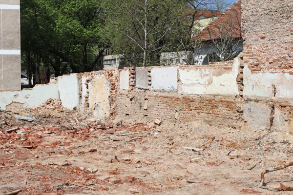 Brick Wall Demolition in Lafayette